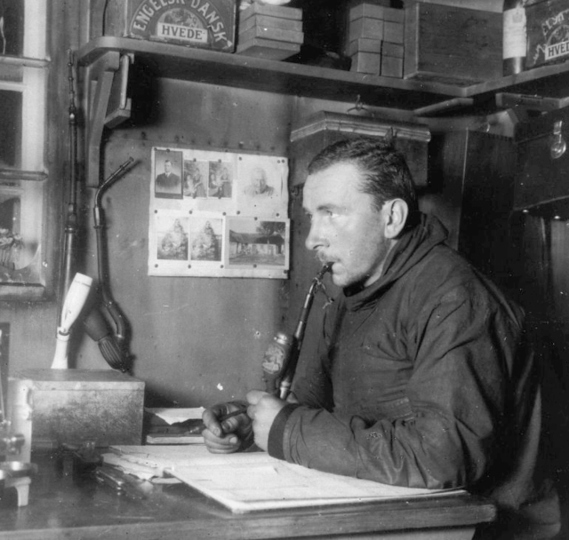 Alfred Wegener, in Greenland, 1930