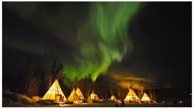 Northern lights in Yellowknife. Captured in 2013 by 