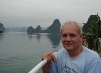 This author, at Ha Long Bay