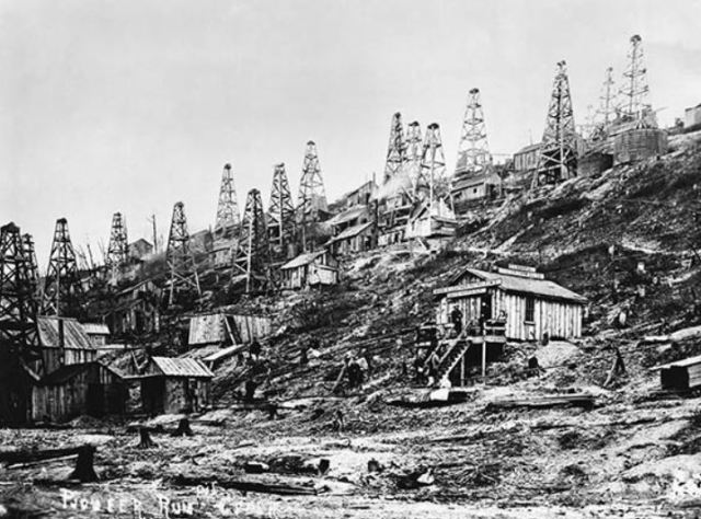Titusville Oil Boom, around 1859