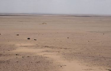 North Africa's Qattar Depression - a vast desert below sea level.